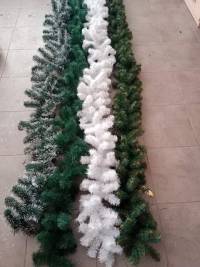 ATB Weihnachtsdekoration Weihnachtsketten Ornamente Girlanden Heu 01
